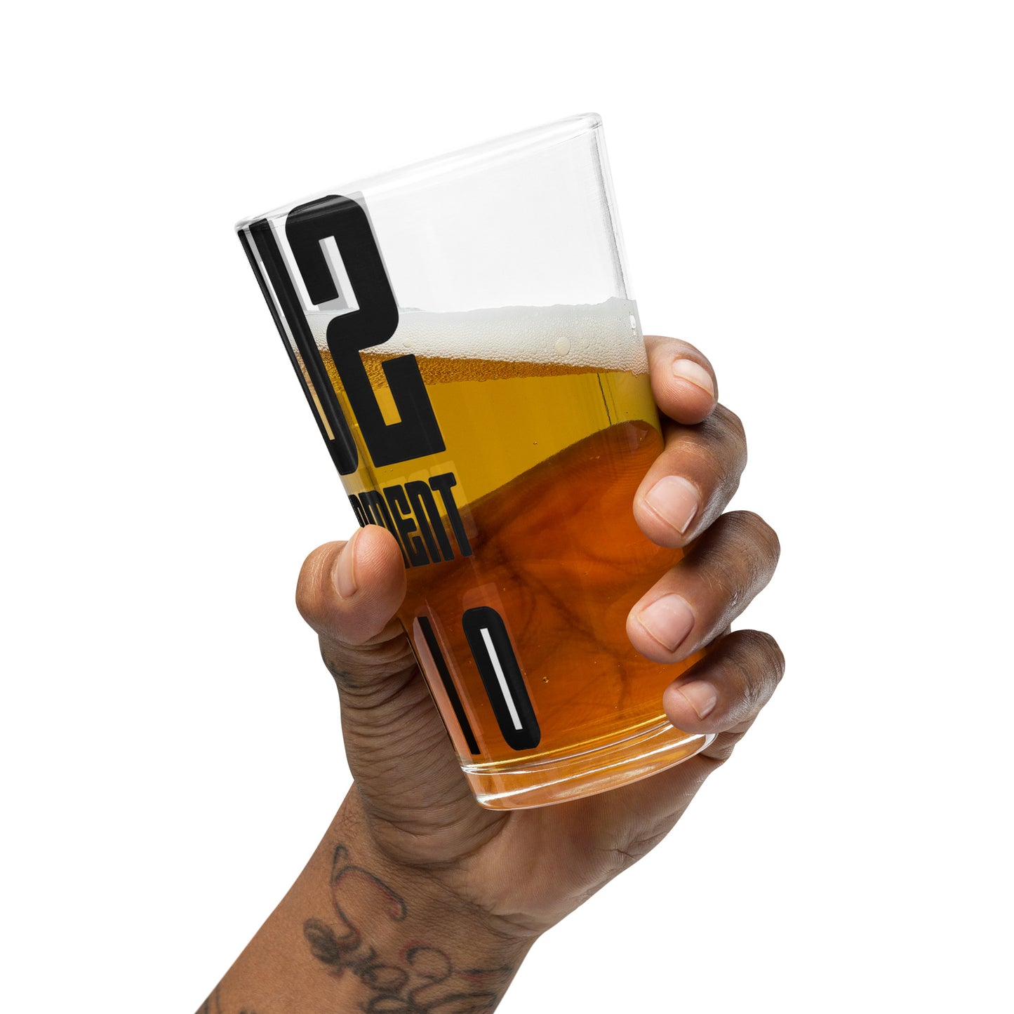 Deus Shaker pint glass