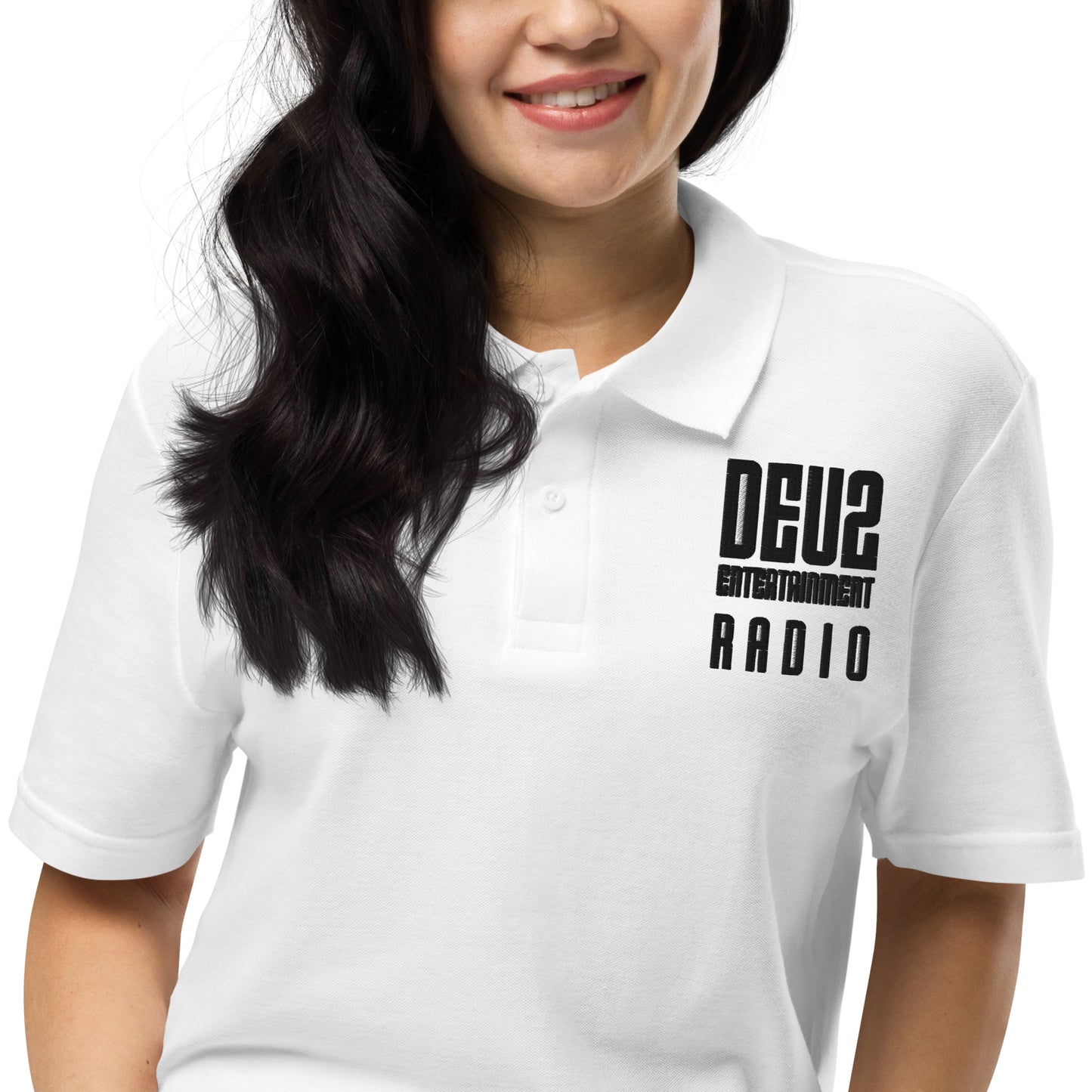 Deus Unisex pique polo shirt