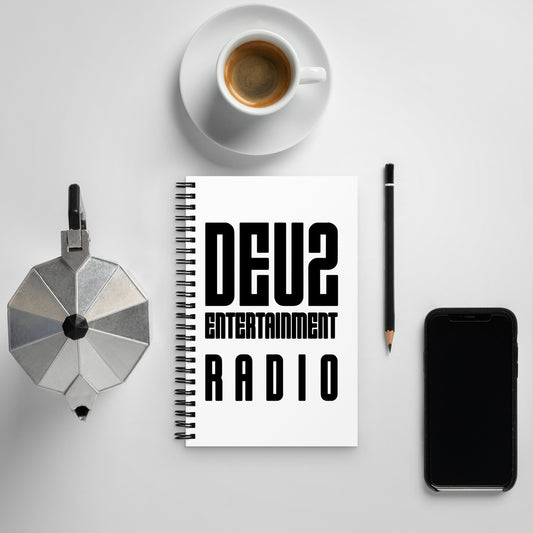 Deus Entertainment Radio Spiral notebook