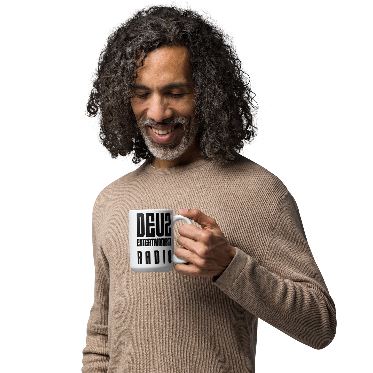 Deus White Glossy Mug